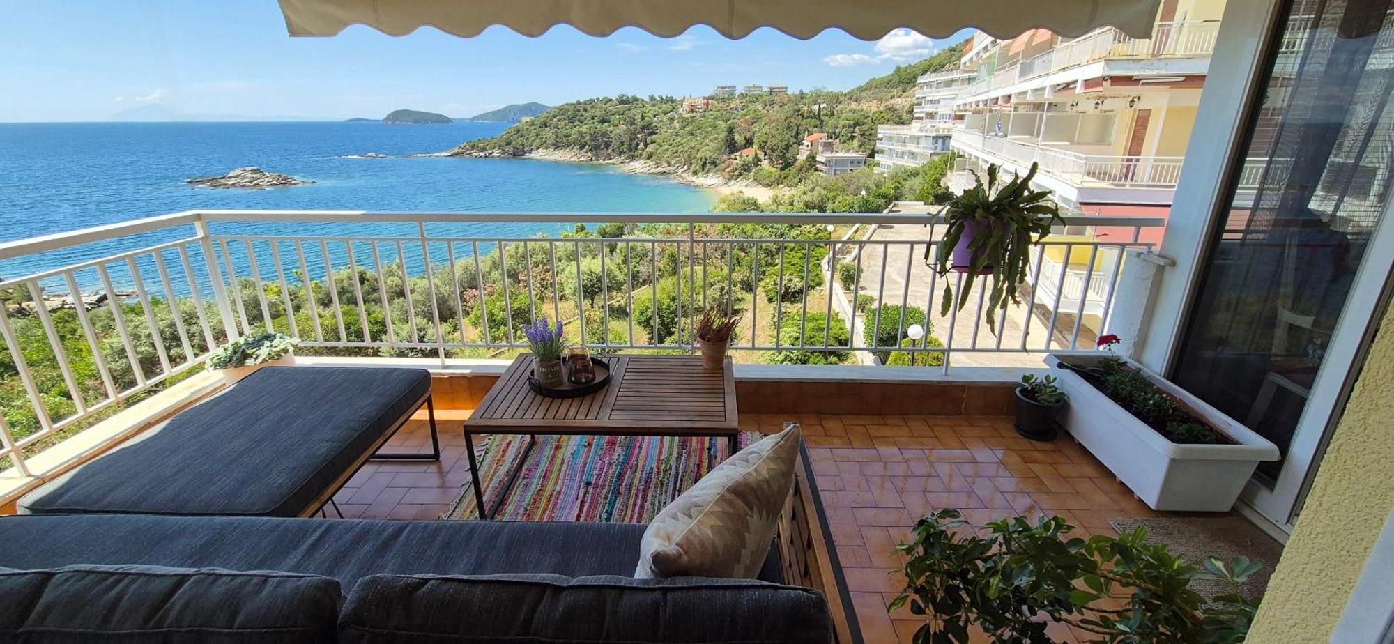 Beach Apartment PalaiónTsiflíkion Buitenkant foto