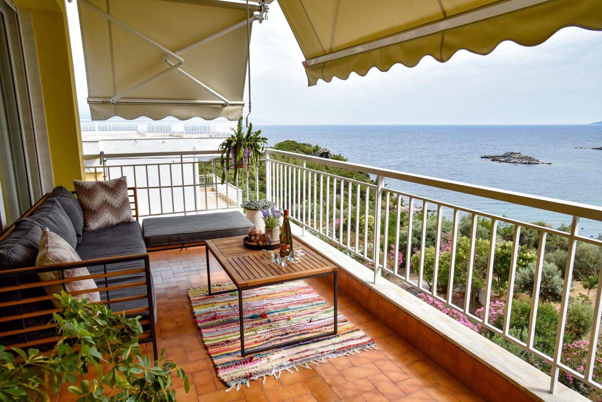 Beach Apartment PalaiónTsiflíkion Buitenkant foto